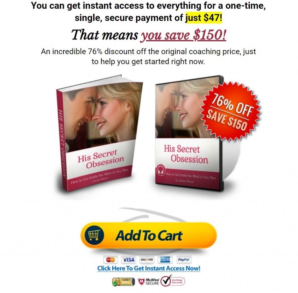 Buy His Secret Obsession